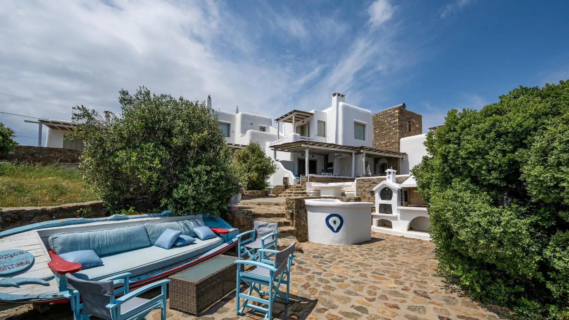 칼로 리바디 Manolia Luxury Private House By Mykonian Kazarte 빌라 펜션 칼로 리바디